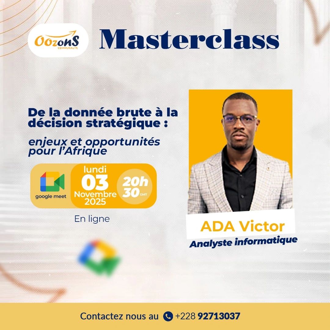 𝗗𝗲 𝗹𝗮 𝗱𝗼𝗻𝗻é𝗲 𝗯𝗿𝘂𝘁𝗲 à 𝗹𝗮 𝗱é𝗰𝗶𝘀𝗶𝗼𝗻 𝘀𝘁𝗿𝗮𝘁é𝗴𝗶𝗾𝘂𝗲 : 𝗲𝗻𝗷𝗲𝘂𝘅 𝗲𝘁 𝗼𝗽𝗽𝗼𝗿𝘁𝘂𝗻𝗶𝘁é𝘀 𝗽𝗼𝘂𝗿 𝗹’𝗔𝗳𝗿𝗶𝗾𝘂𝗲