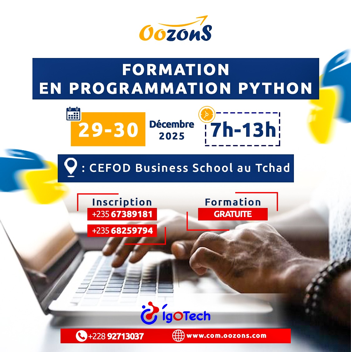 Formation Gratuite en Programmation Python